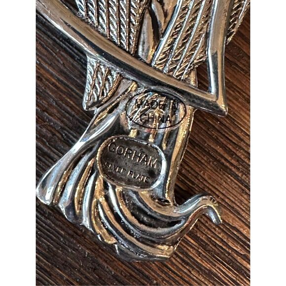 Gorham Faith and Hope silver plated ornaments - Picture 4 of 6